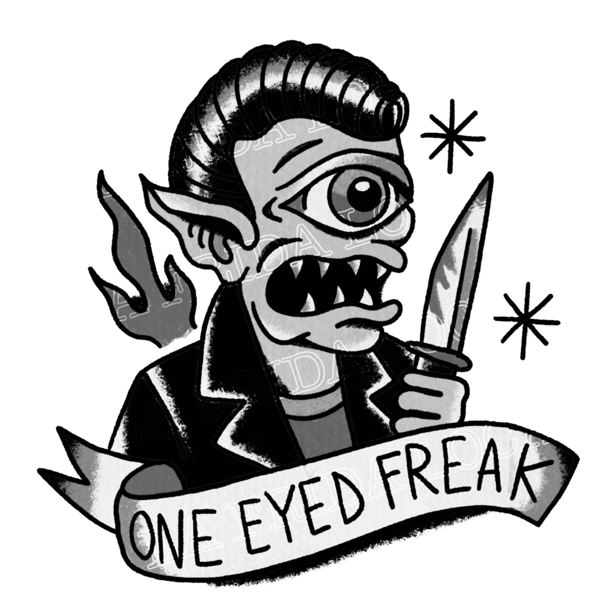 One eye freak