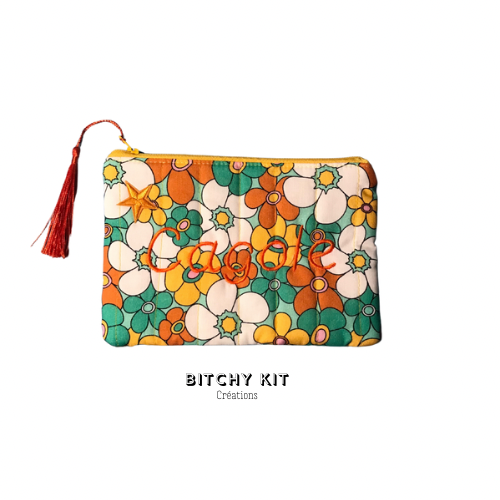 Trousse brodée Bitchy Kit
